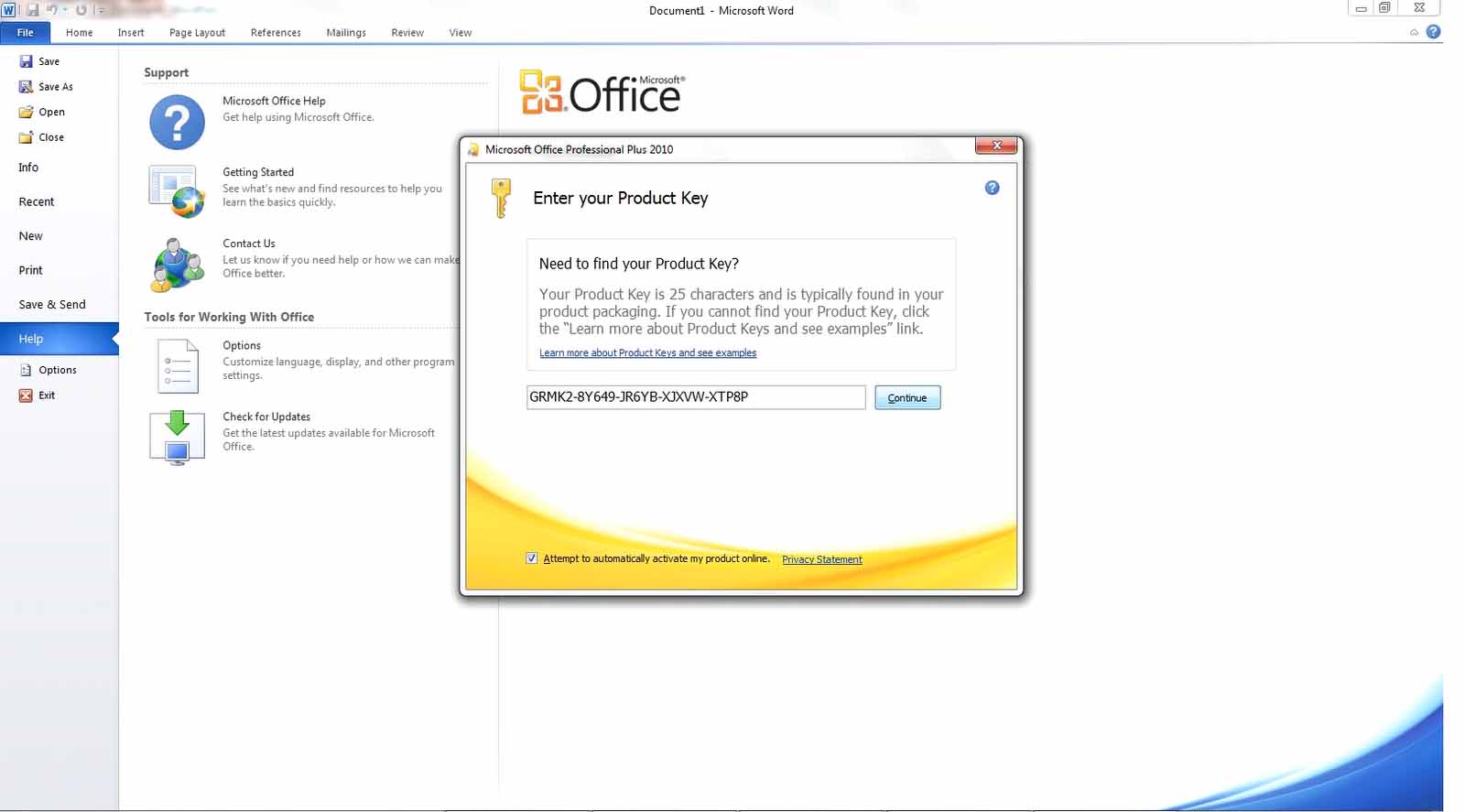 office 2010 professional for mac